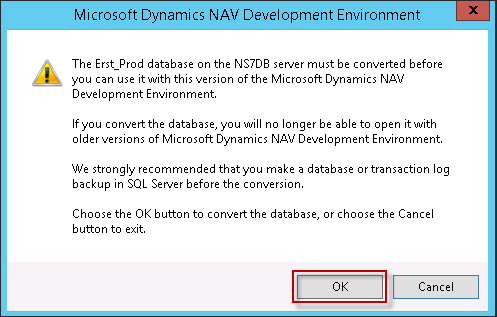Side 20 af 49 Runtimeopgradering af databasen 29. Stop alle kørende Microsoft Dynamics NAV Services, der peger på Navision Stat-databasen.