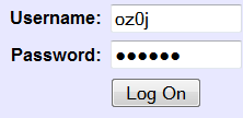 Login til LOTW første gang I E-mail med din TQ6 fil (se punkt 23 ovenfor) er der angivet et username og et password. Disse 2 ting skal du bruge, når du første gang logger på LOTW.