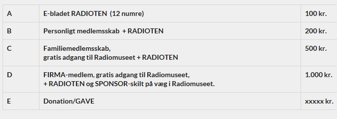 Mens dette omfattende arbejde foregår, er www.rfr.dk og www.ringsted-radiomuseum.dk lagt i den venstre menu, ref. røde pile. VENNE-foreningen har fået sit eget menupunkt, ref. den grønne pil.
