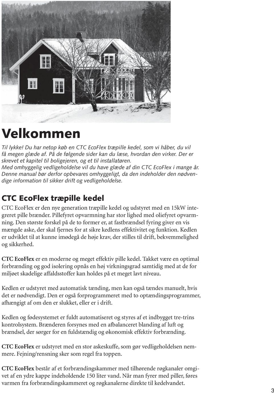 Installation og vedligeholdelse. CTC EcoFlex. Træpille kedel / Applies from  serial No - PDF Free Download