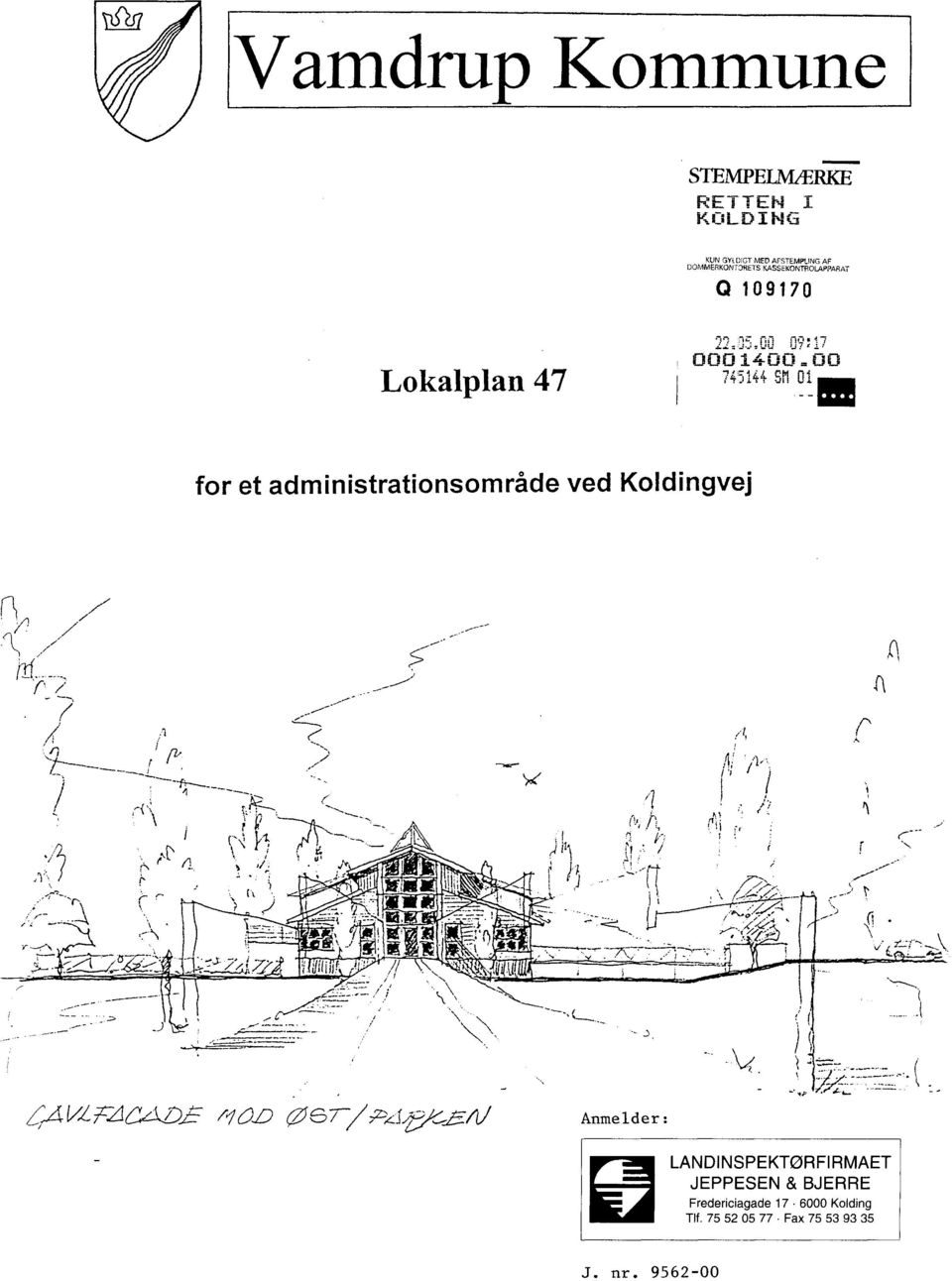 745144 Sil 01 for et administrationsområde ved Koldingvej LANDINSPEKTØRFIRMAET
