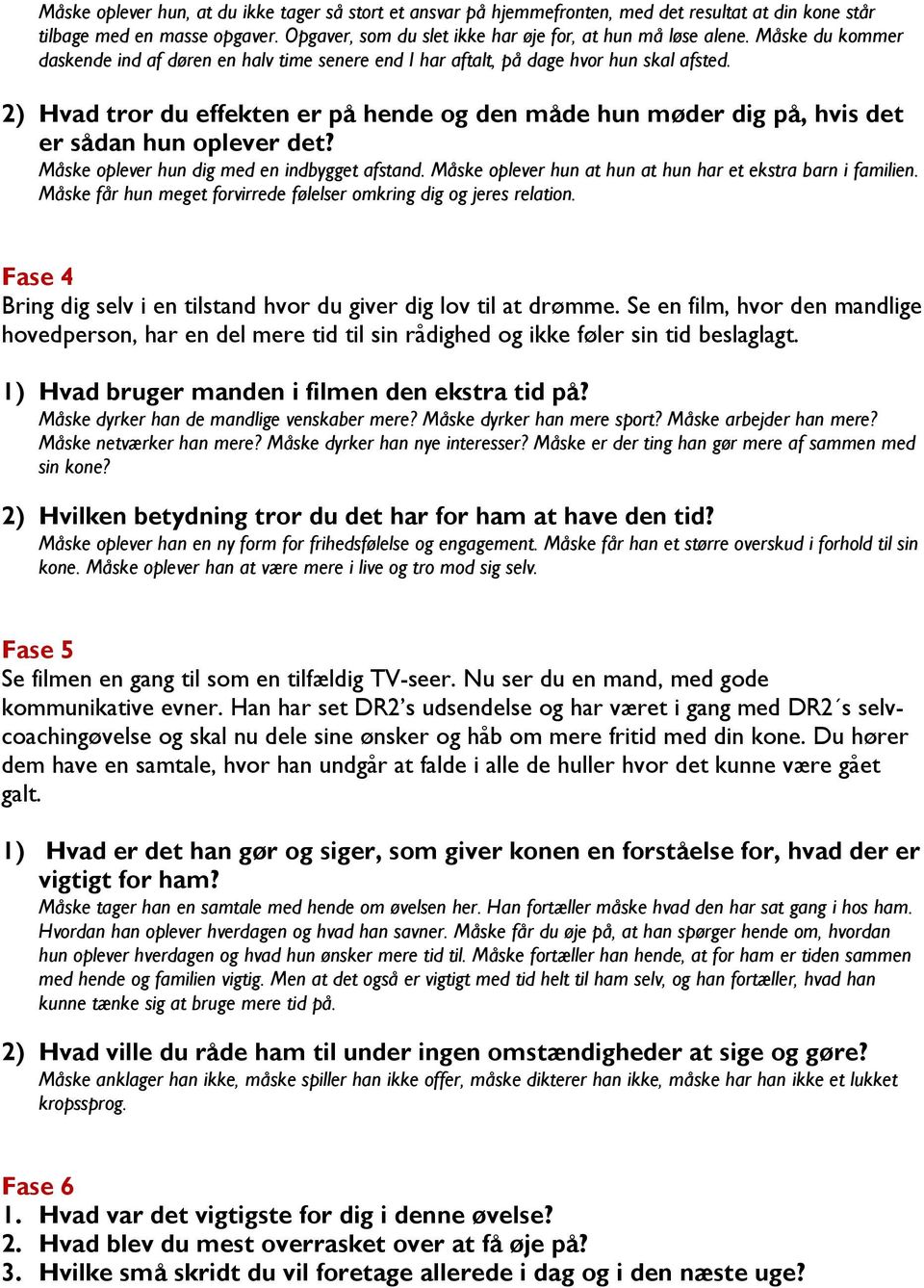 6 selvcoachingøvelser til mænd i parforhold! - PDF Free Download