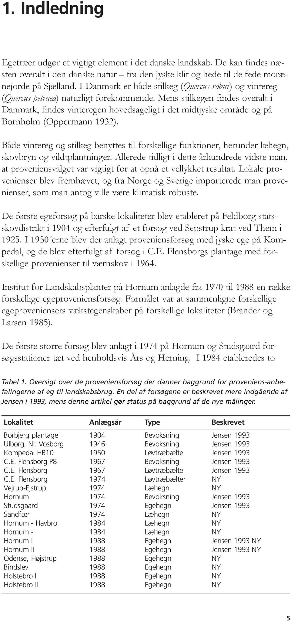 Mens stilkegen findes overalt i Danmark, findes vinteregen hovedsageligt i det midtjyske område og på Bornholm (Oppermann 1932).