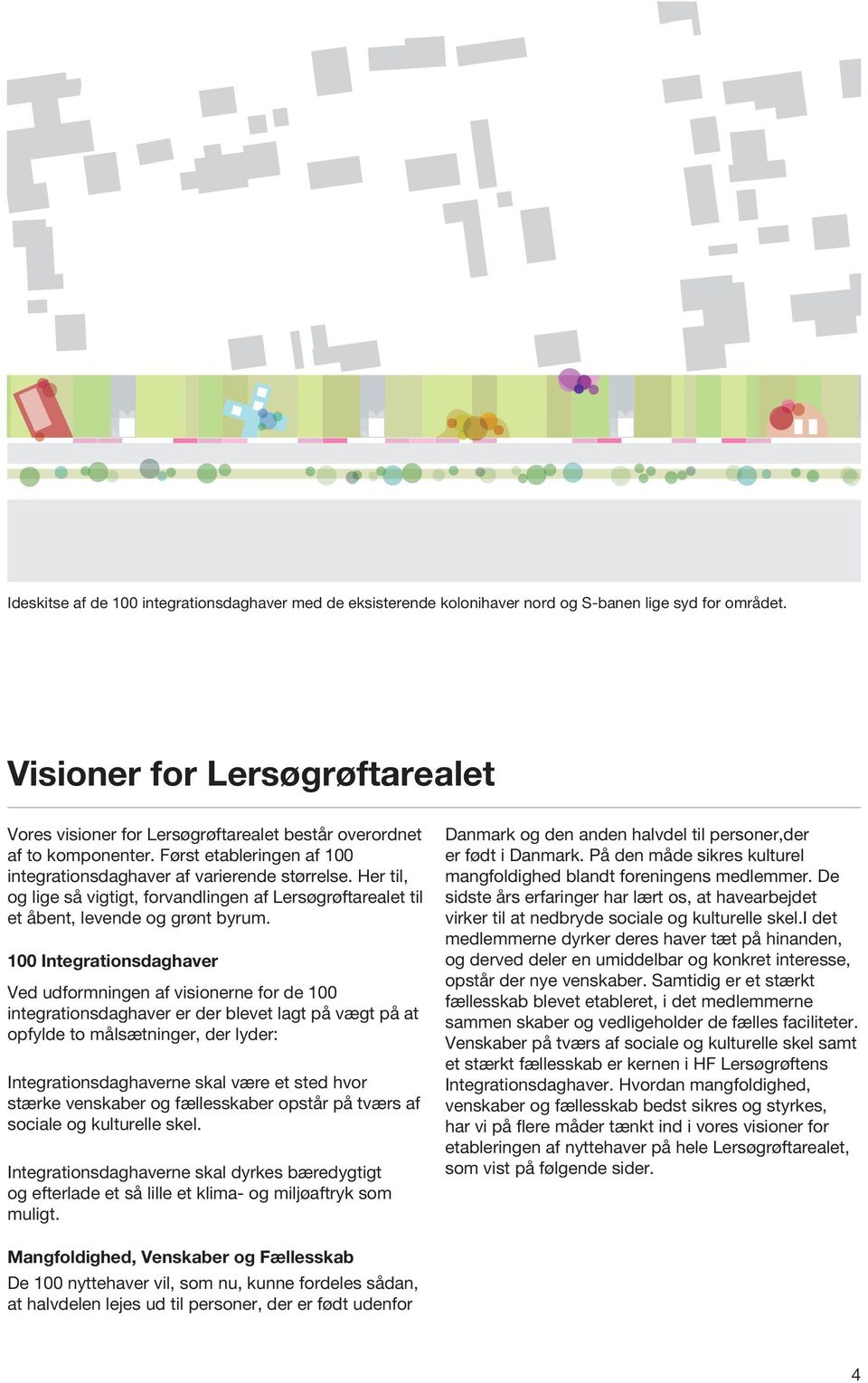 Her til, og lige så vigtigt, forvandlingen af Lersøgrøftarealet til et åbent, levende og grønt byrum.