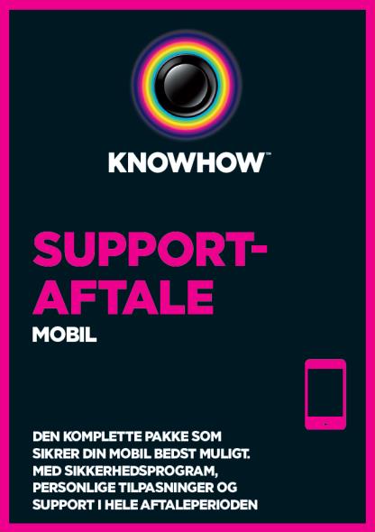 Supportaftale mobil 06-36 Med Supportaftale Mobil sørger vi for, at installere og opsætte din nye smartphone. Vi overfører også din telefonbog og andre data fra din gamle mobiltelefon.