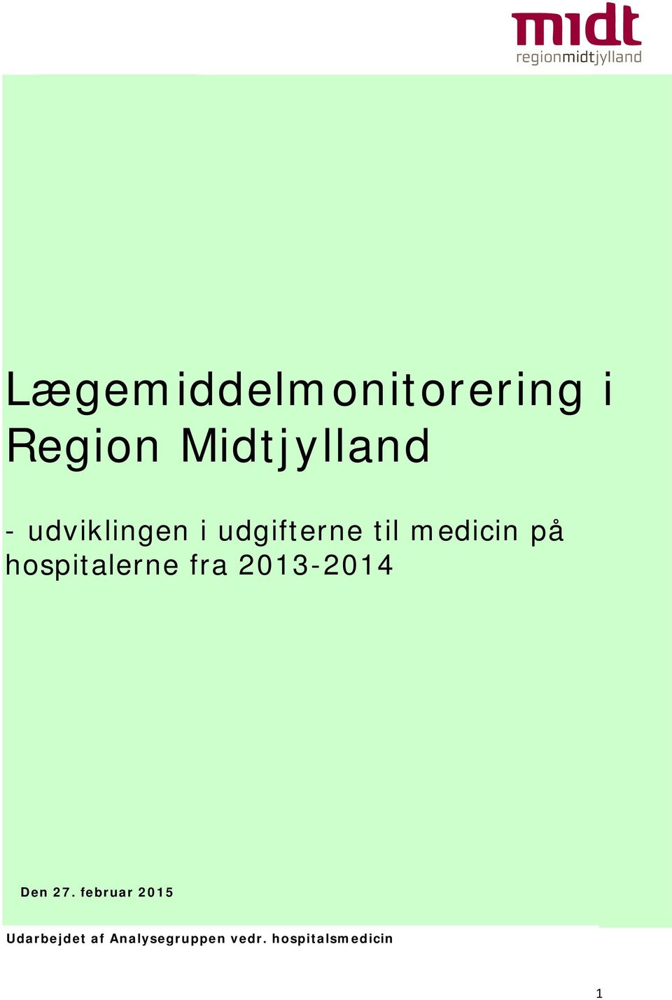 hospitalerne fra 2013-2014 Den 27.