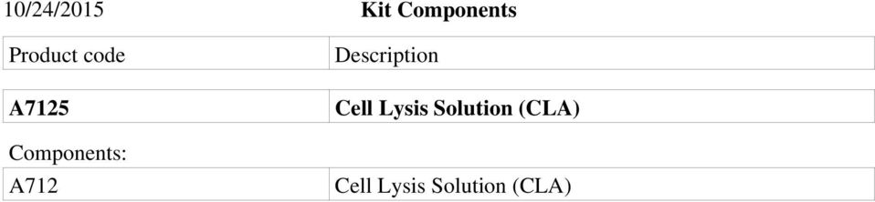 A712 Description Cell Lysis