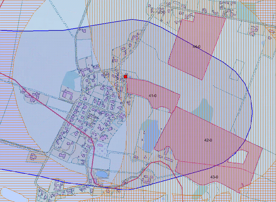 Arealerne 41-0, 42-0, 43-0 og 44-0 i Nyborg Kommune ligger helt eller delvist indenfor nitratfølsomt indvindingsopland, se kortbilag nedenfor. Kopi fra Nyborg Kommunes høringssvar vedr.