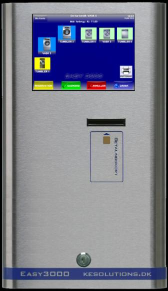 Easy 600/3000/4000 Kom godt i gang Side 7/43 Brug af systemet For at købe på betalingssystemet benyttes enten et chipkort eller en Tag (en lille brik).