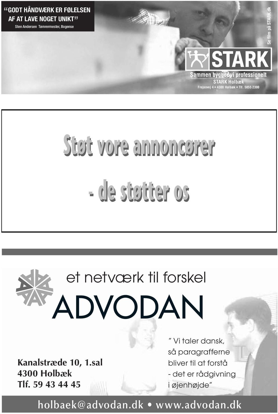 dk STARK Holbæk Støt vore annoncører - de støtter os et netværk til forskel Kanalstræde