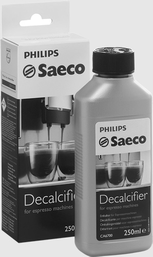 BESTILLING AF PRODUKTER TIL VEDLIGEHOLDELSE DANSK 49 Brug kun Saeco-produkter til vedligeholdelsen.