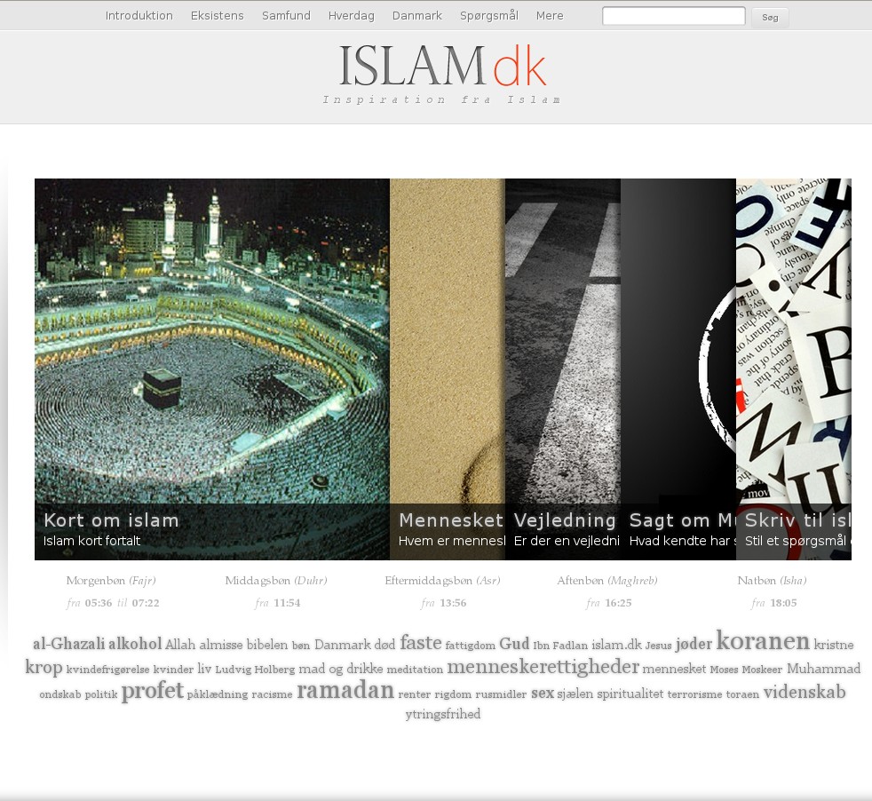 Hvad er Islam? islaminfo.dk er opbygget af en kreds af danske eksperter i islam, der ønsker at formidle regulær vidensinformation. En del artikler er lagt ud til kommentatorer i udlandet.