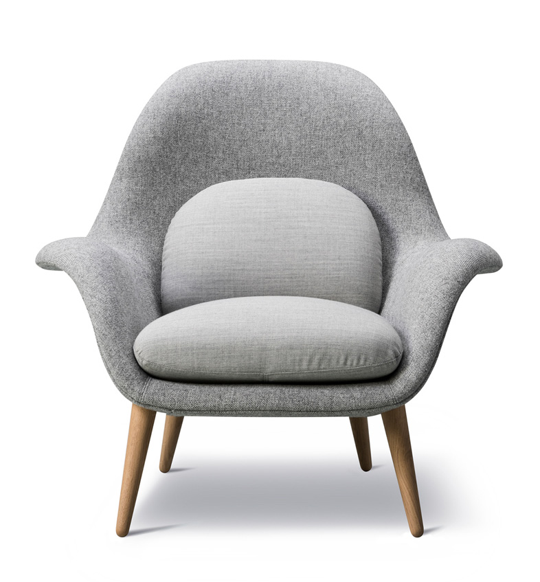 LOUNGE STOL - SWOON Design: Space Copenhagen Producent: Fredericia Furniture Swoon er designet til at udfylde rummet mellem en konventionel loungestol og en typisk lænestol til brug i loungeområder