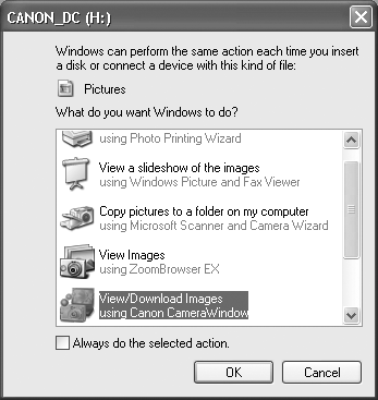 Brug af softwaren på Windows-platformen Grundlæggende procedurer 19 De overførte billeder gemmes i mapper efter optagelsesdato.