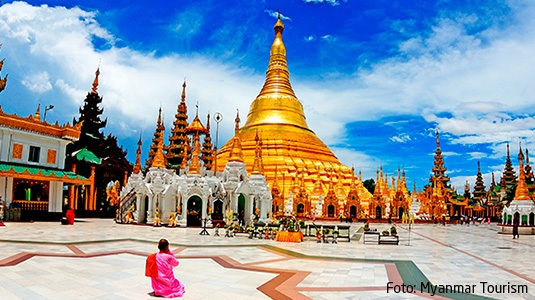 Måltider : Morgenmad & frokost Overnatning : Pine Hill Resort (eller lignende) Dag 12 Kalaw - Yangon I flyver tilbage til Yangon, hvor I skal besøge den enorme Shwedagon pagode, der menes at være 2.