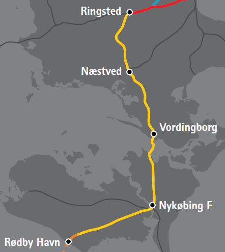 E8002 Platform, Vordingborg Track no.