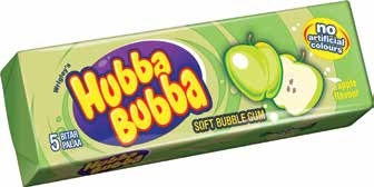 Hubba Bubba Original 20stk. 35gr. Magn í kassa: 400 Vrn: 530590 Hubba Bubba Apple 20 stk. 35 gr.