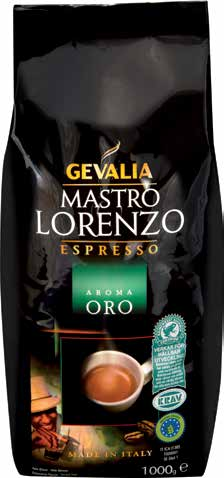 Gevalia Orginal (mjúkur) 500gr. Magn í kassa: 16 Vnr: 100008 Gevalia Mastro lorenzo espresso oro 1000 gr.