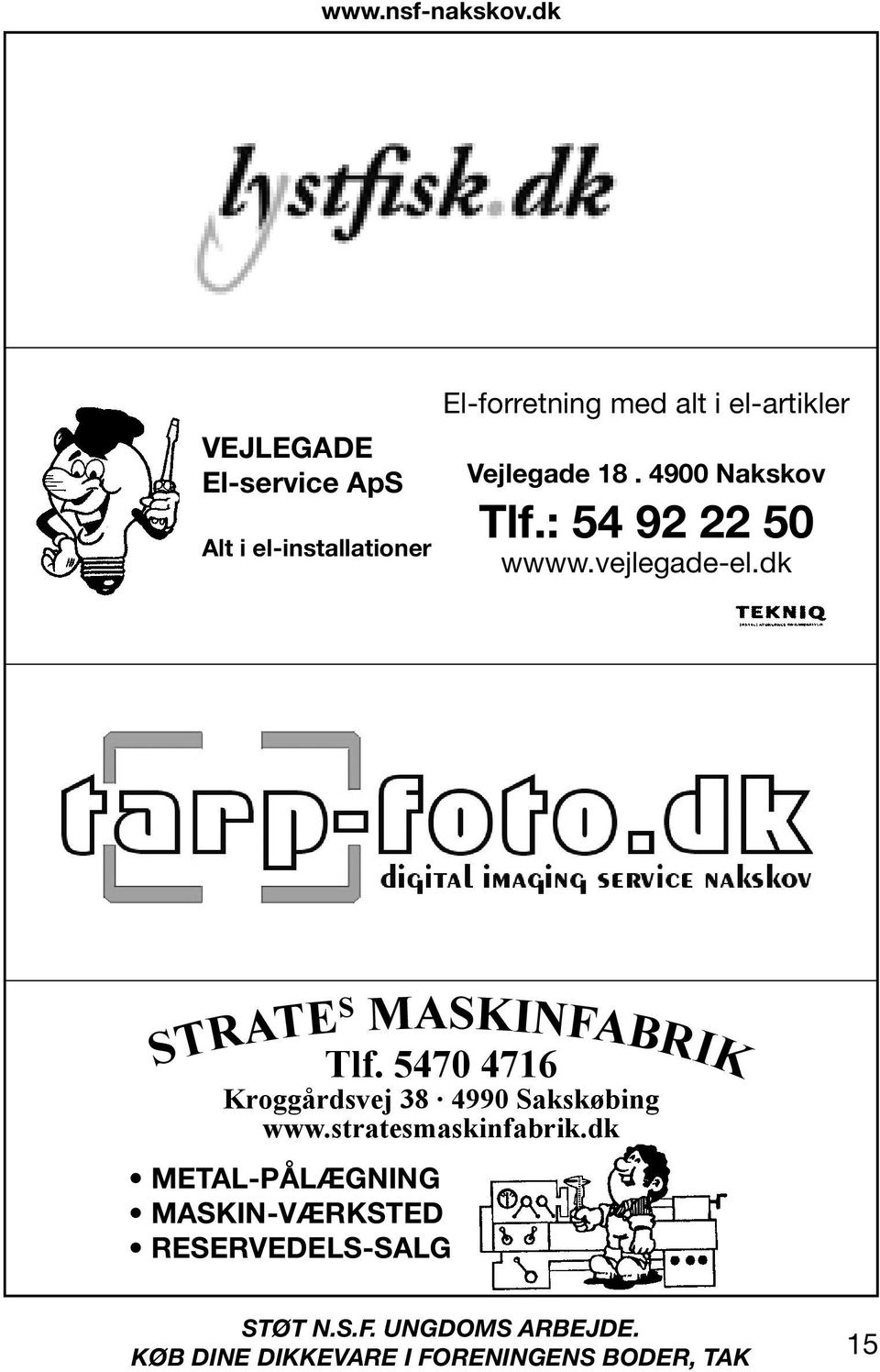 dk Strate s Maskinfabrik Tlf.