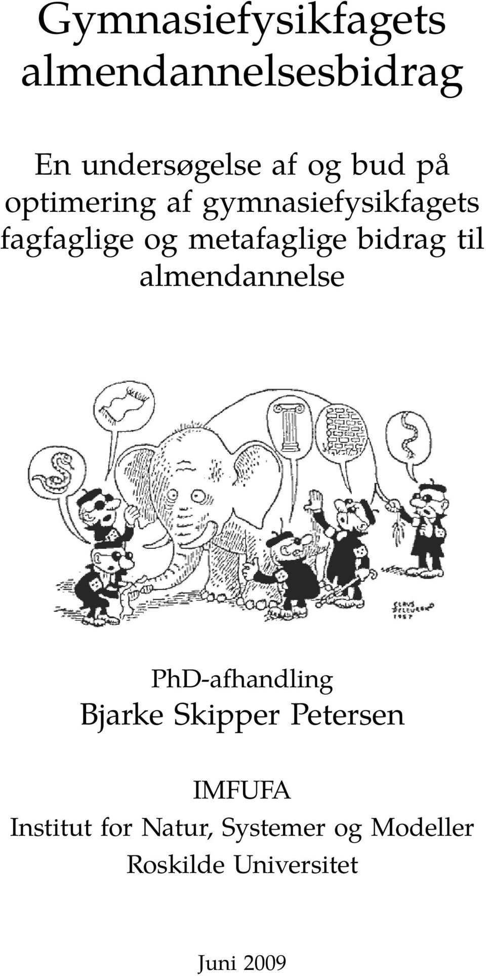 bidrag til almendannelse PhD-afhandling Bjarke Skipper Petersen
