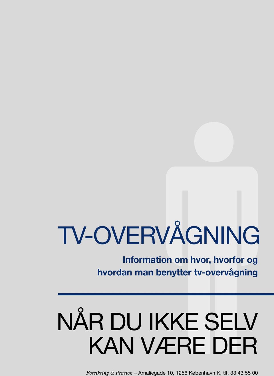 tv-overvågning NÅR DU IKKE SELV KAN VÆRE