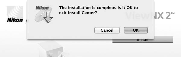 3 Afslut installationsprogrammet. Windows Mac OS Klik på Yes (Ja) Klik på OK 4 Fjern CD'en med installationsprogrammet fra CD-ROM-drevet.