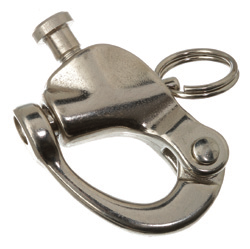 Syrefast, AISI 316 Fokkehage m/fast Øje S.S., AISI 316 Fixed Snap Shackle Varenr./Article No. Dim A- Dim B- Dim L- Dim / RSWIRB12 12mm 12mm 9mm 52mm 0.042 450kg. RSWIRB16 16mm 16mm 12mm 66mm 0.