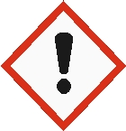 Farepiktogrammer : Signalord : Advarsel Faresætninger : H226 Brandfarlig væske og damp. H315 Forårsager hudirritation. H335 Kan forårsage irritation af luftvejene.
