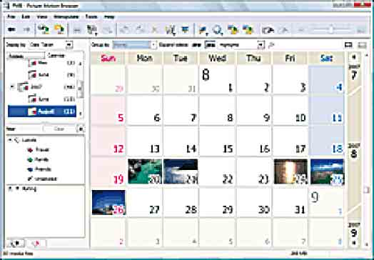 Kopiering af billeder til computeren med "Picture Motion Browser" Kopiering af billeder til en computer 1 Slut kameraet til en computer som beskrevet i "Tilslutning af kameraet til computeren".