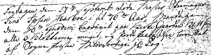 KB Fåborg (Salling/Svendborg) 1756 op 224 Maria Cathrine gift 26/2 Torsdagen d 22 Janv: 1756 blev Jens Ipsen Skoemgersvend Trolovet til? Pige Maria Catharina Hinrichsdatter Bus.