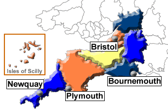 Fakta Sted: Projekt: Sydvestregionen i England Knowledge Exploitation South West (2002-2008) Knowledge
