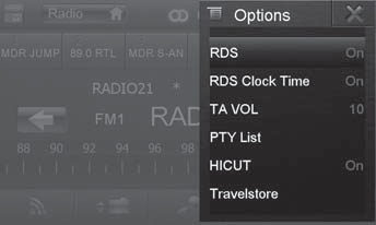 Radiotilstand Start af stationssøgning Tryk på knappen [ ] eller [ ] i ca. 2 sekunder for at starte stationssøgningen.