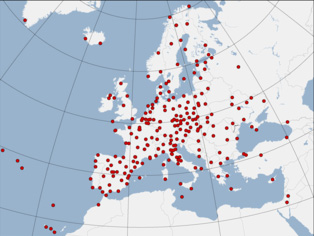 Det europæiske referencesystem ETRS89 Det europæiske tredimensionale referencesystem ETRS89 anvendes i hele Europa.