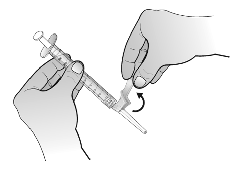 Trin 7. Valg og klargøring af et injektionssted Brug: En ny sprittampon. Gør følgende: Vælg injektionssted.