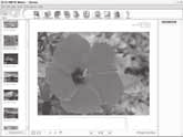 Visning af billeder og film 1 Klik på»gennemse billeder«i OLYMPUS Master hovedmenu. Menuen»Gennemse«vises. Dobbeltklik på indeksbillede på det billede, der skal ses.