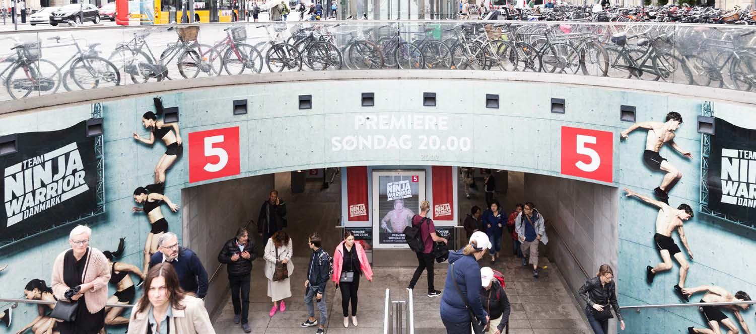KØBENHAVNS METRO - REKLAME- OG OPLEVELSESHOLDNING 96 % 78 % 65 % ser gerne reklameflader i metroen mener at