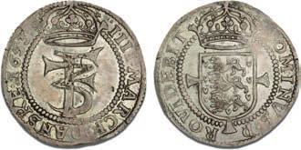 ABR, 1981 335 2,500 20 VF 1+ 4 mark / krone 1654, H 95A, S -, Aagaard