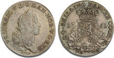 01 Krone 1748, H 31A, S 3, Sieg 12.1, ex.
