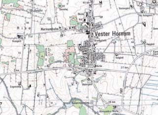 Særlige interesseområder Vester Hornum Kirke ligger markant ved vejknudepunktet i Vester Hornum.