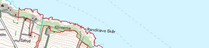 1. Beskrivelse af området NATURA 2000-området ligger på Østbornholm på kysten mellem Saltuna og Bølshavn, se figur 1.1., og dækker ca. 37 ha, se tabel 1.2. Habitatområdes udstrækning langs kysten er ca.