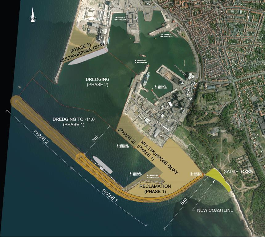 1 INDLEDNING Rønne Havn planlægger en større udvidelse af havnen.