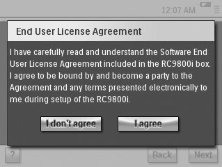 4 Opdater din RC9800i med den seneste software Inden du påbegynder opsætningen af RC9800i, er det en god ide at opdatere softwaren.