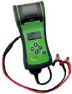 standardbatterier, vedligeholdelsesfrie batterier, AGM- og gelbatterier; Test af V/4V ladestystemer; Integreret protokolprinter; Til person- og
