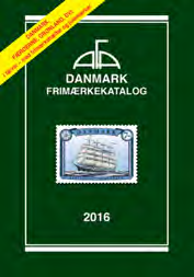 Danmark i farver Frimærkekatalog 2016 AFAD16 Alm.