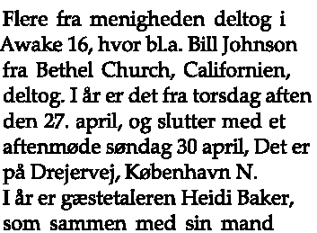 April 2017 2 10:30 Cafégudstjeneste. Taler: Troels Munk.