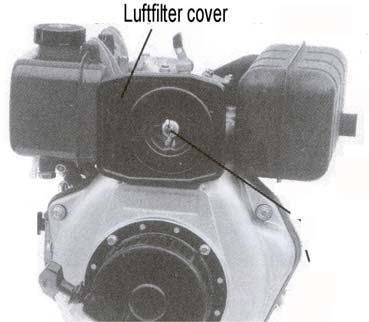 6. Luftfilter LUFTFILTERET Luftfilteret skal efterses og renses jævnligt.