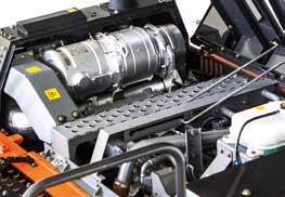 maskiner. ZX300LC-6 er ingen undtagelse. Den er udviklet til arbejde i de mest krævende miljøer. Stærkere materialer øger motorens driftssikkerhed.