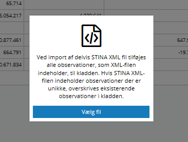 3.1 Indlæs en fuld XML-fil (åbner i kladde, før du sender den) 1. Klik på "Opret kladde" nederst i den sorte menu til højre, så du får boksen frem i skærmbilledet nedenfor: 2. Vælg indsamling.