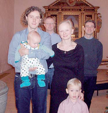 december blev Ulla Maja Hald Stisen døbt i Låstrup Kirke.