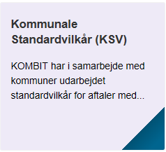 Kommunale Standard Vilkår vers. 1.0 Det, der altid skal gælde, uanset, om vi køber store eller små løsninger og uanset om det er standardløsninger eller udvikling f.eks.